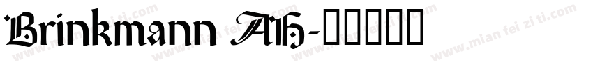 Brinkmann AH字体转换
